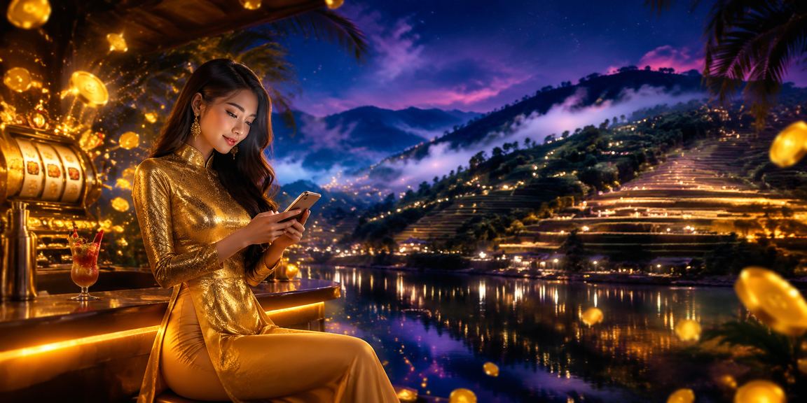 Du khách tại Sa Pa chơi slot game trực tuyến qua điện thoại trên nền tảng kqxsmnhn