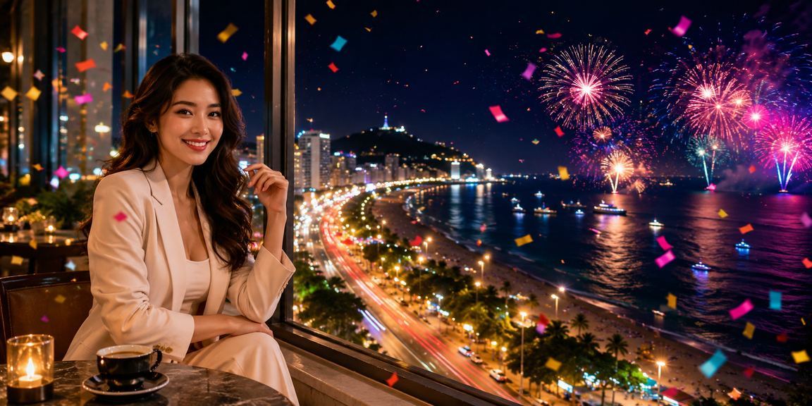 Khách tại Vũng Tàu thư giãn với game betting trực tuyến trong quán cà phê biển